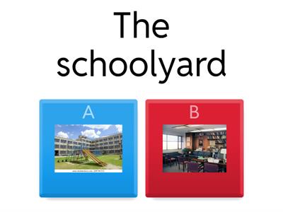 School Buildings Vocabulary in English
