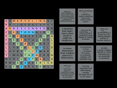 Evening Sky Full of Magical Flying Snakes Vocabulary