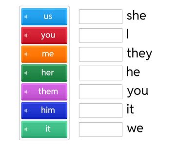 Smart Junior 3. Unit 3. Object pronouns
