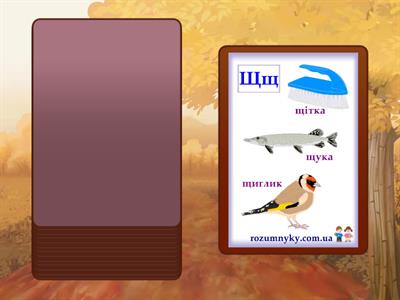 БУКВИ З КАРТИНКАМИ