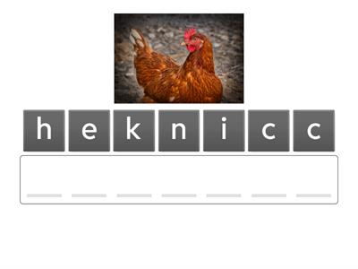 TT2, unit 5: farm animals