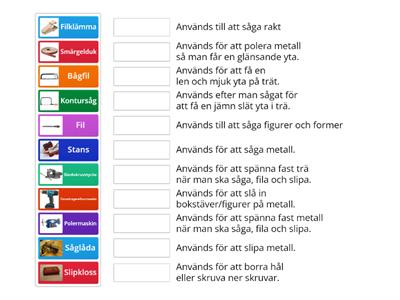 verktyg trä- metall