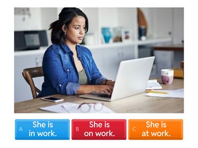 Prepositions-In, on, at