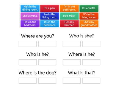 SF3-L3 What Who Where句型配對