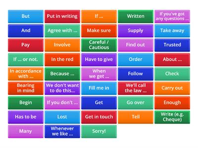 Informal / formal language 