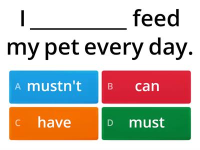 Modal Verbs. Practice