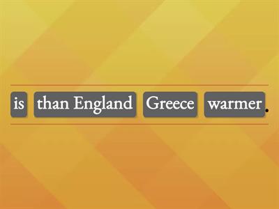 ADJECTIVES: comparative