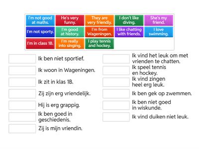 Zinnen Engels - Nederlands