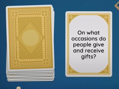 Warm up-ellii: Gift Giving