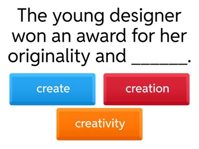 VOCABULARY 1 - 4TH GRADE