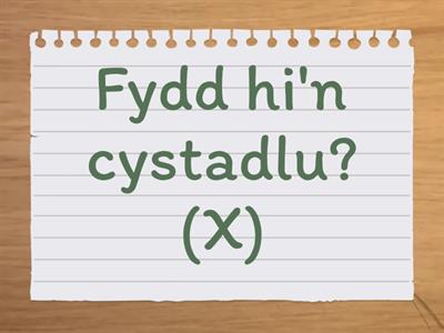 Uned 18 - Fyddi di'n...? (Mynediad, de, Cymraeg i Oedolion)