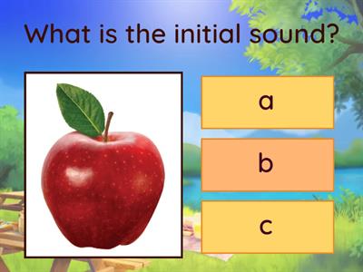 K2 Phonics: Choose the Initial Sound Letter