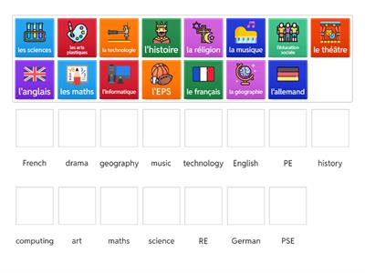 Studio 1- Module 2-Les matières 