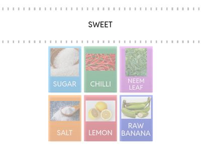 INGREDIENTS AND TASTE