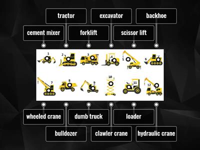 EFA: construction vehicles