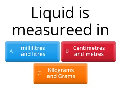 Capacity quiz 5th class