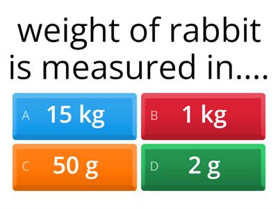 maths measurement quiz