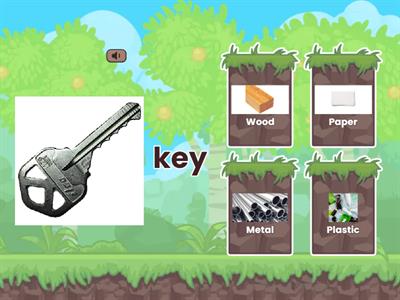 Material sorting KS1 - Quiz