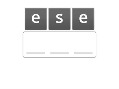 Read Write Inc - ee, e and ough