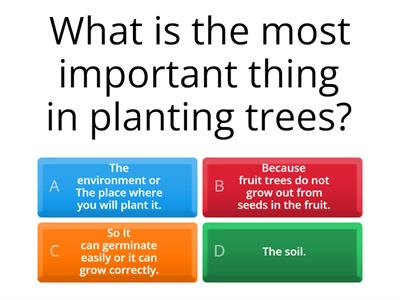 Trees and Planting