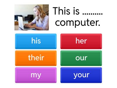 3 кл - Possessive pronouns