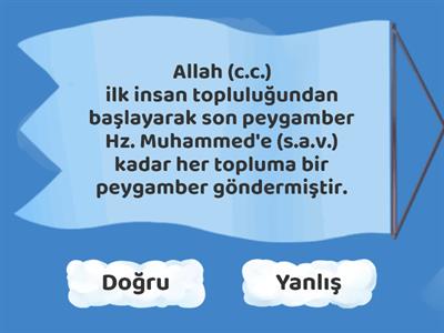 4. Bir Peygamber Tanıyorum Hz. Şuayb (a.s.). 5. Bir Sure Tanıyorum/ Maûn Suresi ve Anlamı