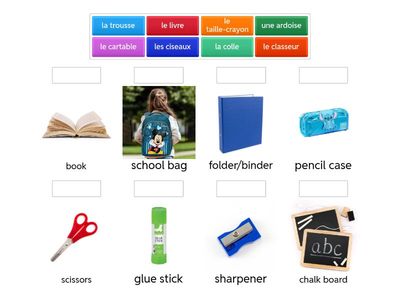 les matériels scolaires