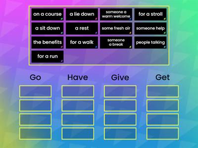 Delexical verbs