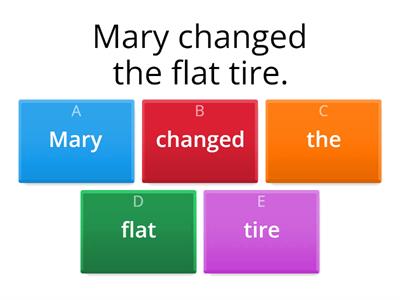 Find the action verb