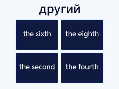 Порядкові числівники