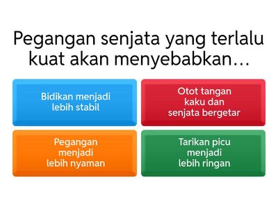 SOAL SIKAP MENEMBAK