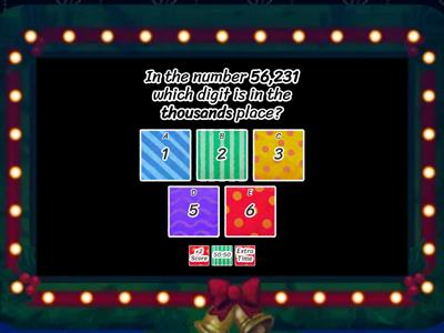 Place Value- Gameshow Quiz - Grade 4