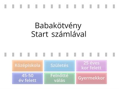 Életpályáink pénzügyi döntései-középiskola