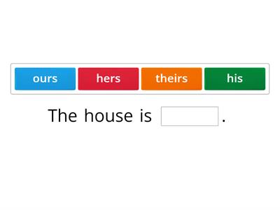 Possessive Pronouns