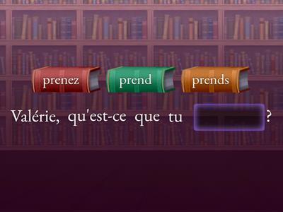 Les verbes "prendre", "apprendre" et "comprendre"