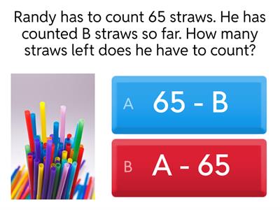 Subtraction sentences simplified