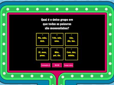 Gameshow de Língua Portuguesa