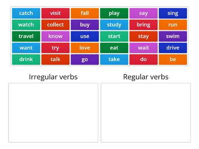 Simple Past Irregular Verbs