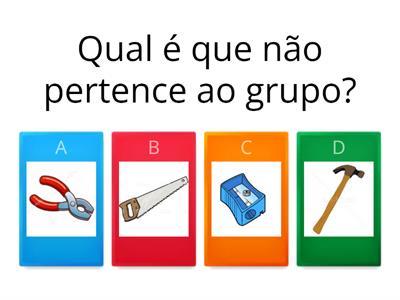 Qual é que não pertence ao grupo?