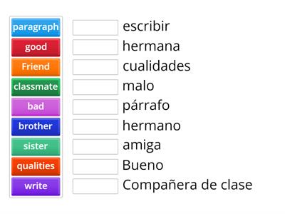 ACCESS Writing Practice