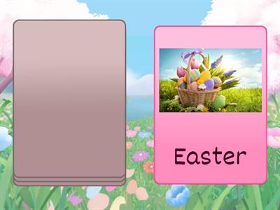 Easter Vocabulary . Form 1