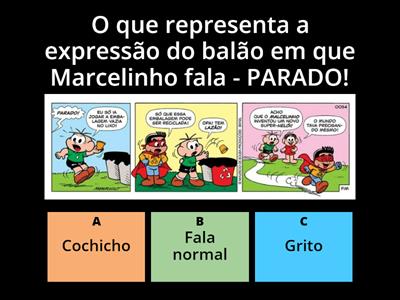 Texto História em quadrinho - Ens. Fundamental I