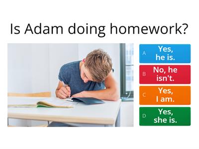 Questions for Present Continuous 