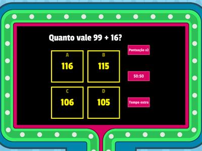 Cálculo Mental: Adição e subtração