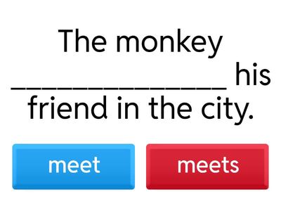  Subject & Verb Agreement Game