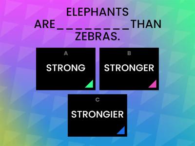 #3 grammar COMPARATIVES