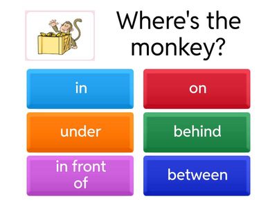  Preposition - in on at