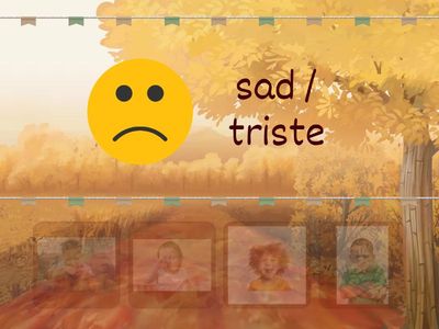 Emotions - Match Images (Bilingual) 