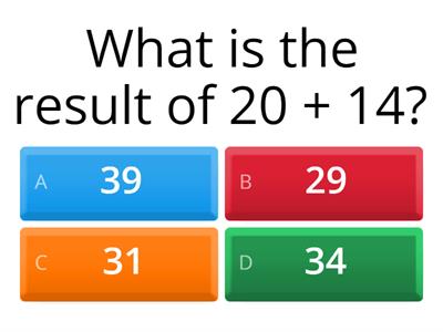 Quiz on Addition & Subtraction (Without Regrouping)