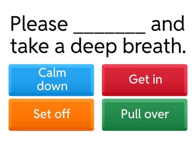 Int B U13A Fill in the Blanks with Phrasal Verbs